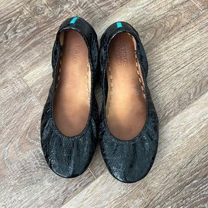 Tieks black patent size 10